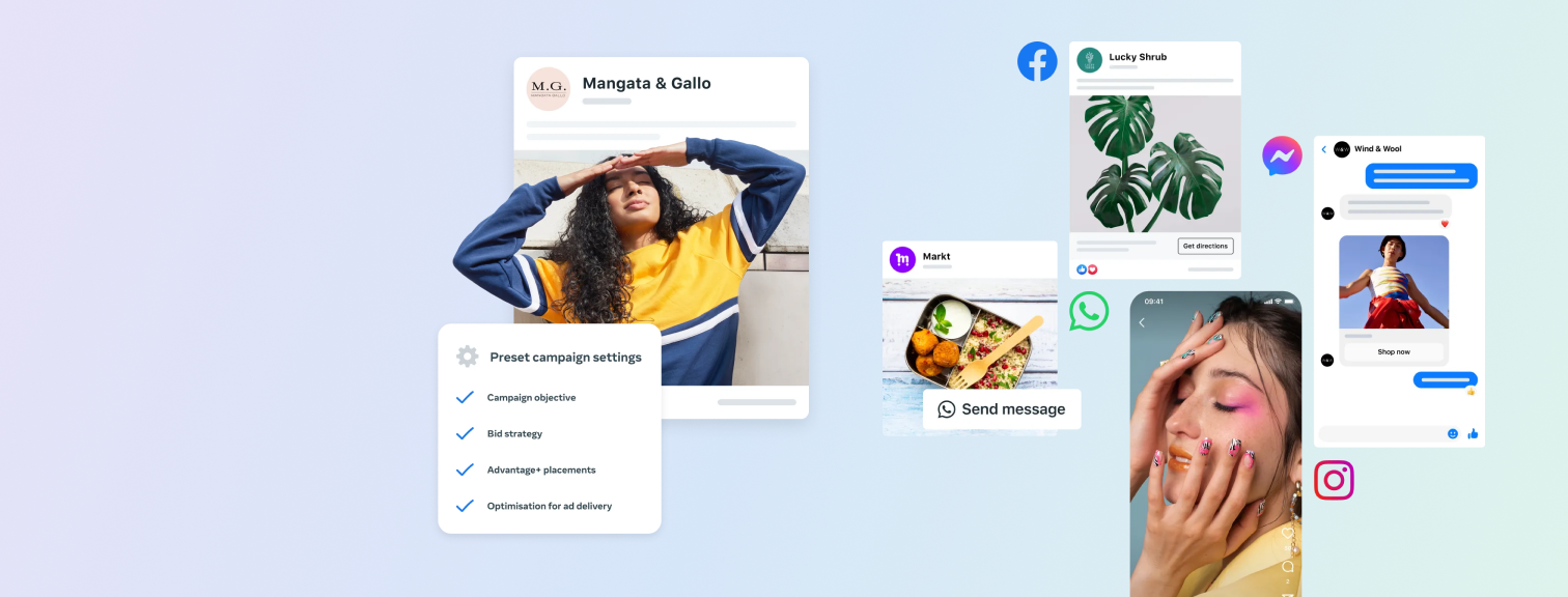 Ad placements across Meta platforms
