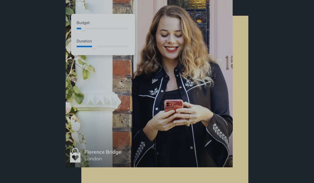Business reaching customers through social ads